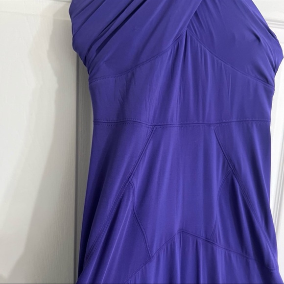 BCBGMaxAzria Crisscross Persian Blue Maxi Sz med - Picture 8 of 12